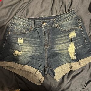 Amazon Dark Wash Jean Shorts